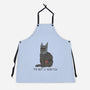 Tis But A Scratch Cat-Unisex-Kitchen-Apron-Claudia