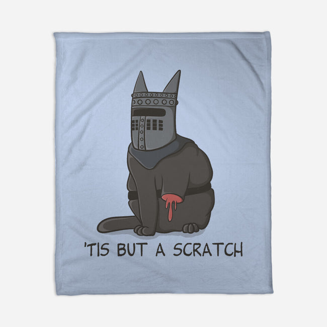 Tis But A Scratch Cat-None-Fleece-Blanket-Claudia