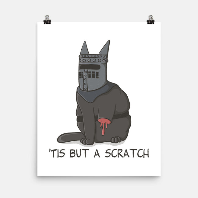 Tis But A Scratch Cat-None-Matte-Poster-Claudia