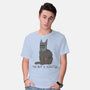 Tis But A Scratch Cat-Mens-Basic-Tee-Claudia