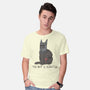 Tis But A Scratch Cat-Mens-Basic-Tee-Claudia