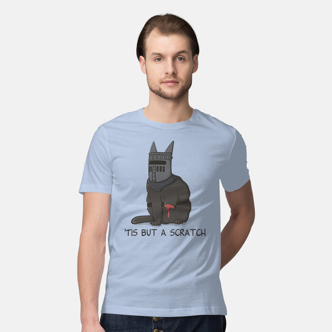 Tis But A Scratch Cat-Mens-Premium-Tee-Claudia