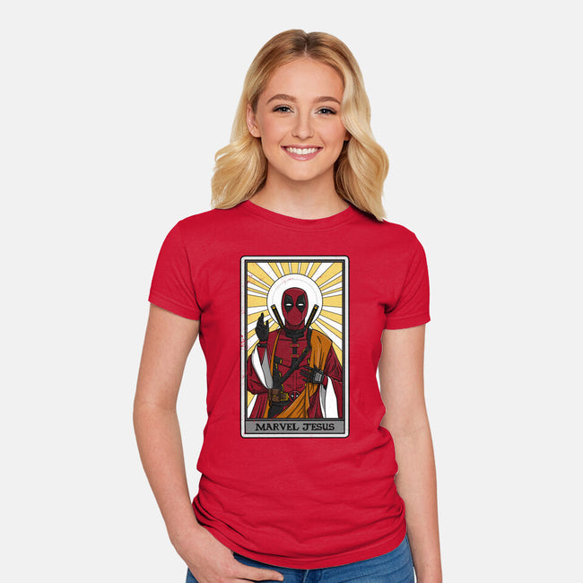 Marvel Messiah-Womens-Fitted-Tee-drbutler