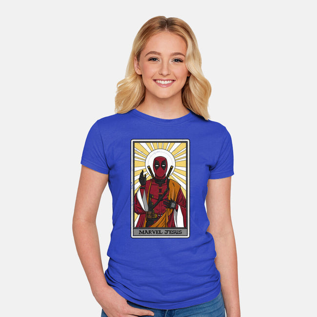 Marvel Messiah-Womens-Fitted-Tee-drbutler