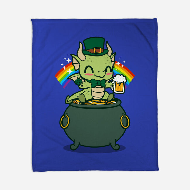 Lucky Irish Dragon-None-Fleece-Blanket-Boggs Nicolas