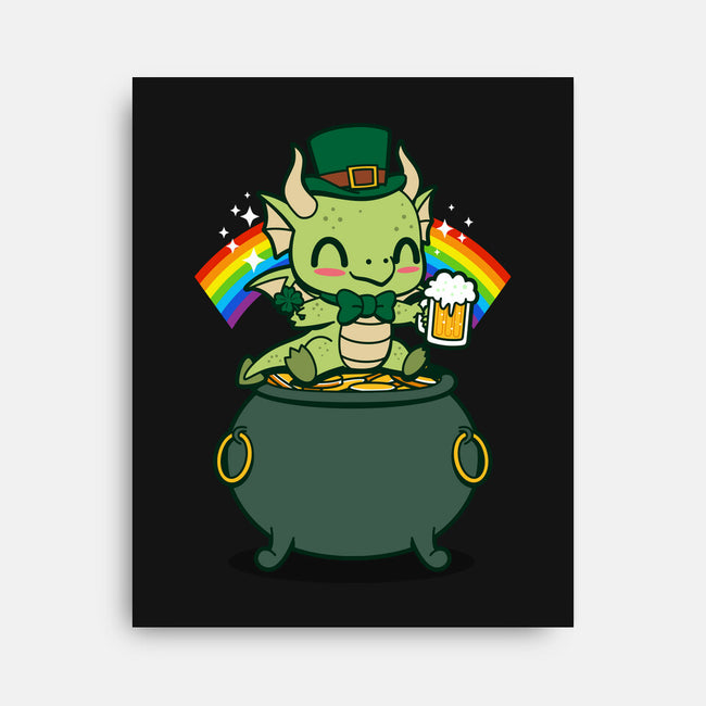 Lucky Irish Dragon-None-Stretched-Canvas-Boggs Nicolas