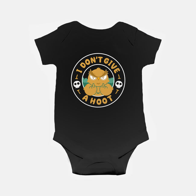 Don't Give A Hoot-Baby-Basic-Onesie-Tri haryadi