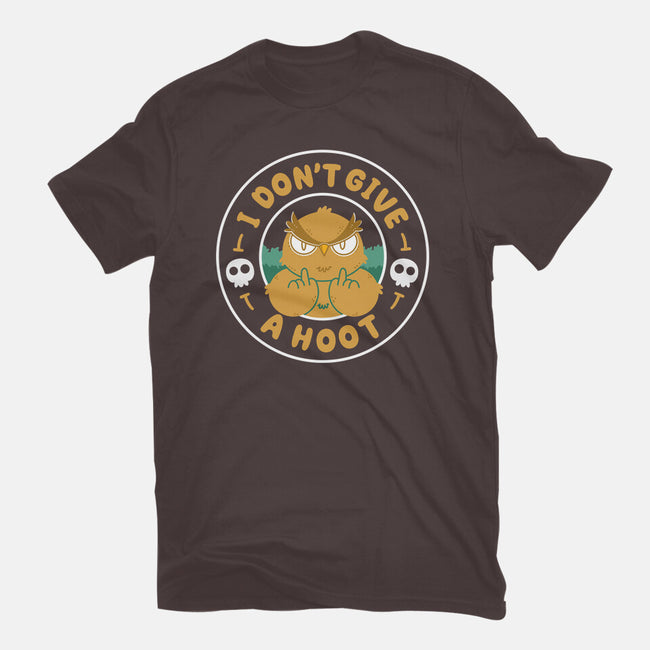 Don't Give A Hoot-Womens-Basic-Tee-Tri haryadi