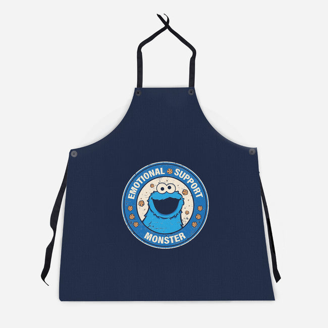 Emotional Support Monster-Unisex-Kitchen-Apron-turborat14