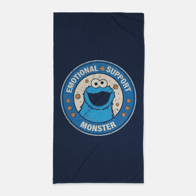 Emotional Support Monster-None-Beach-Towel-turborat14