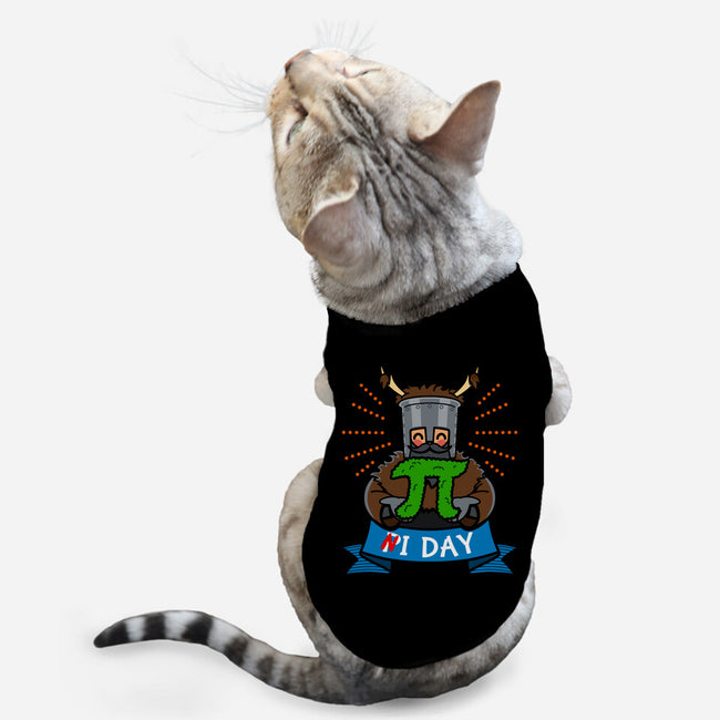 Shrubbery Pi Day-Cat-Basic-Pet Tank-Boggs Nicolas