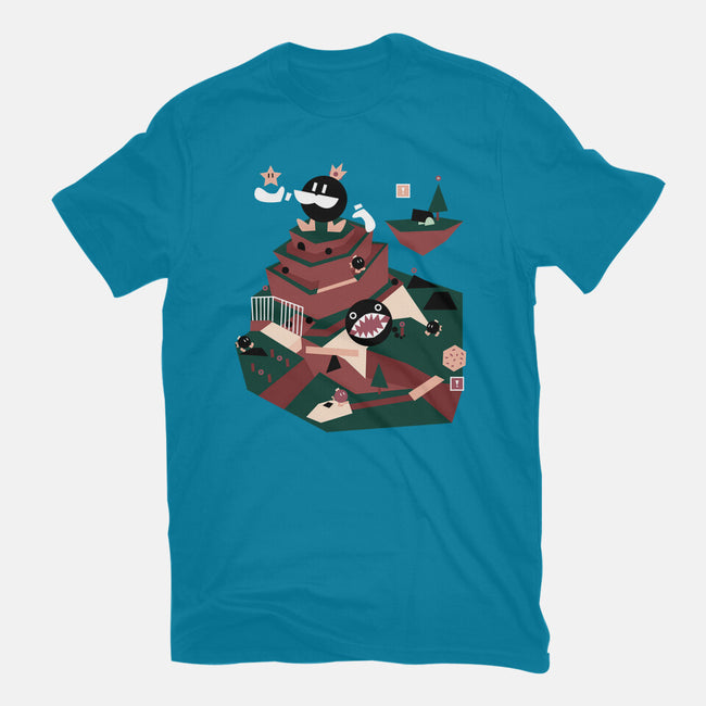 Big Bob-omb On The Summit-Unisex-Basic-Tee-Willdesiner