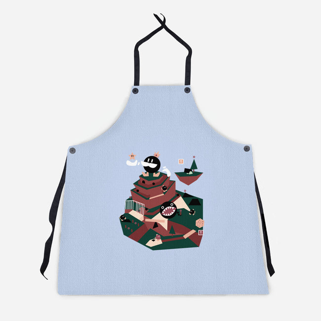 Big Bob-omb On The Summit-Unisex-Kitchen-Apron-Willdesiner