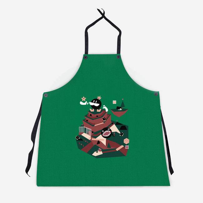 Big Bob-omb On The Summit-Unisex-Kitchen-Apron-Willdesiner