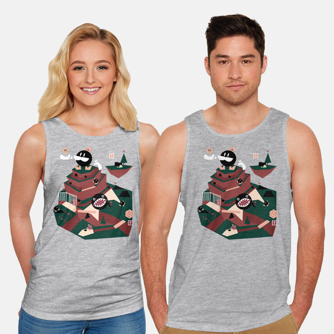 Big Bob-omb On The Summit-Unisex-Basic-Tank-Willdesiner