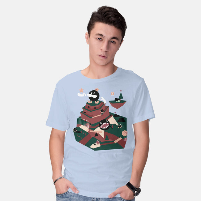 Big Bob-omb On The Summit-Mens-Basic-Tee-Willdesiner