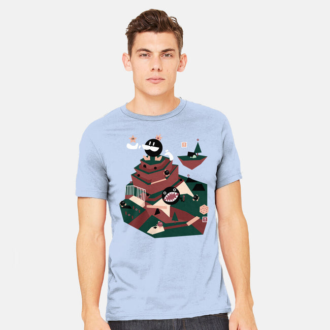 Big Bob-omb On The Summit-Mens-Heavyweight-Tee-Willdesiner