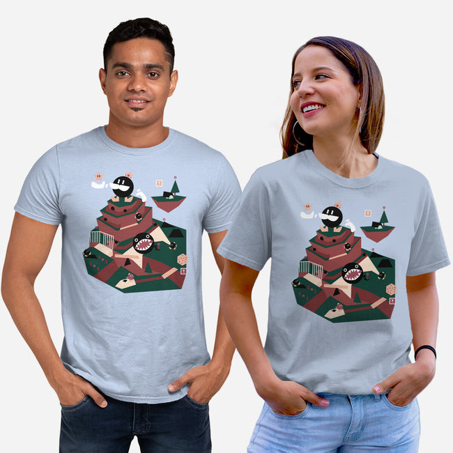 Big Bob-omb On The Summit-Unisex-Basic-Tee-Willdesiner