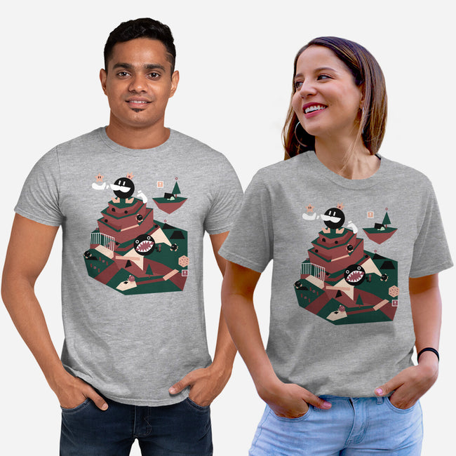 Big Bob-omb On The Summit-Unisex-Basic-Tee-Willdesiner