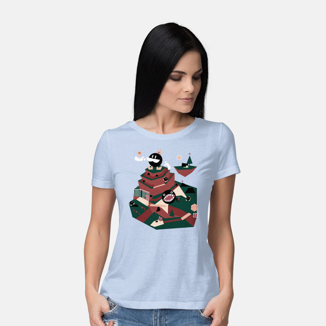 Big Bob-omb On The Summit-Womens-Basic-Tee-Willdesiner