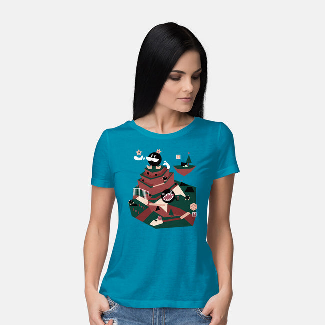 Big Bob-omb On The Summit-Womens-Basic-Tee-Willdesiner