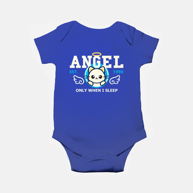 Angel Only When I Sleep-Baby-Basic-Onesie-NemiMakeit