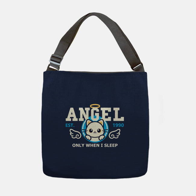 Angel Only When I Sleep-None-Adjustable Tote-Bag-NemiMakeit