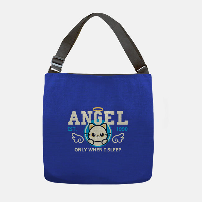 Angel Only When I Sleep-None-Adjustable Tote-Bag-NemiMakeit