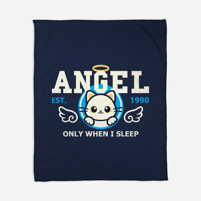 Angel Only When I Sleep-None-Fleece-Blanket-NemiMakeit