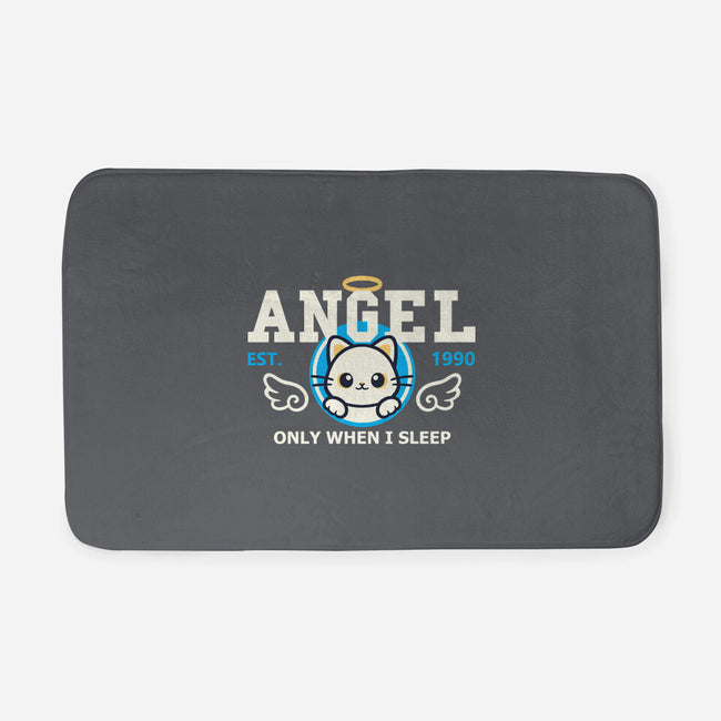 Angel Only When I Sleep-None-Memory Foam-Bath Mat-NemiMakeit