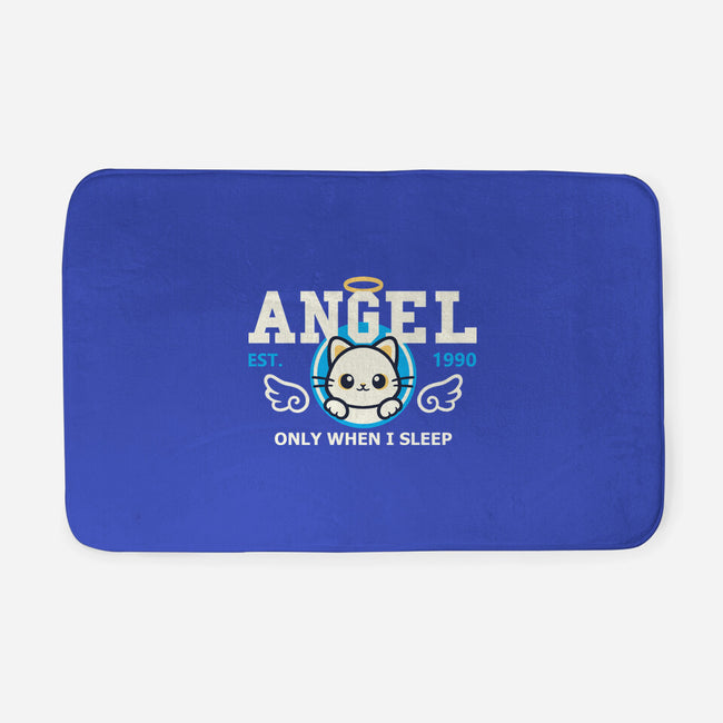 Angel Only When I Sleep-None-Memory Foam-Bath Mat-NemiMakeit