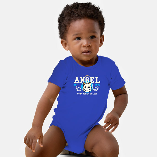 Angel Only When I Sleep-Baby-Basic-Onesie-NemiMakeit