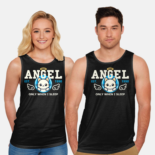 Angel Only When I Sleep-Unisex-Basic-Tank-NemiMakeit