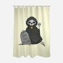 Here Lies My Luck-None-Polyester-Shower Curtain-OnlyColorsDesigns