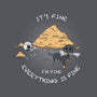 It's Fine I'm Fine-Womens-Basic-Tee-Claudia