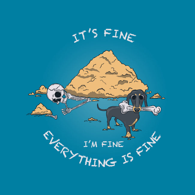 It's Fine I'm Fine-Unisex-Basic-Tee-Claudia