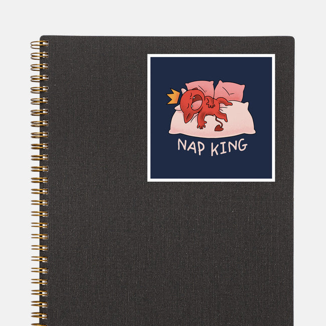 Nap King-None-Glossy-Sticker-FunkVampire