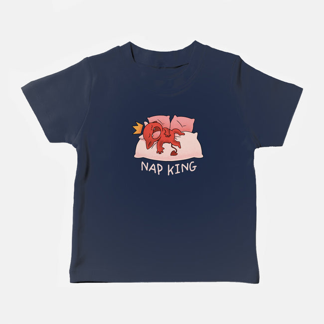 Nap King-Baby-Basic-Tee-FunkVampire