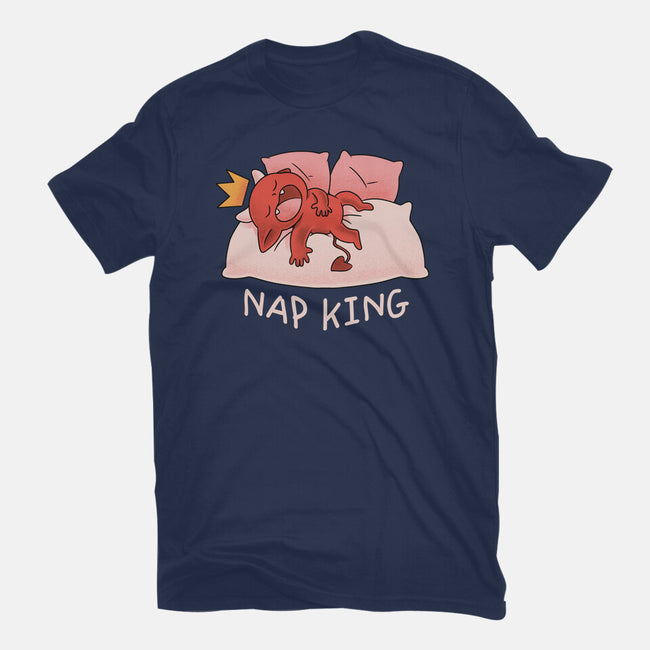 Nap King-Womens-Fitted-Tee-FunkVampire