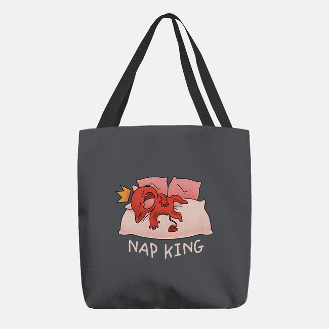 Nap King-None-Basic Tote-Bag-FunkVampire