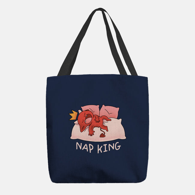 Nap King-None-Basic Tote-Bag-FunkVampire