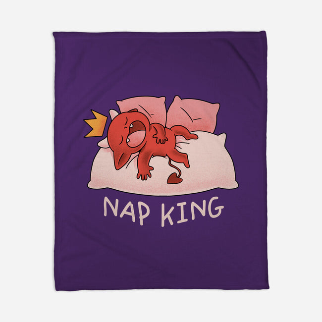 Nap King-None-Fleece-Blanket-FunkVampire