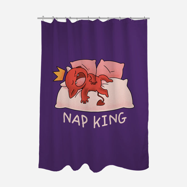 Nap King-None-Polyester-Shower Curtain-FunkVampire