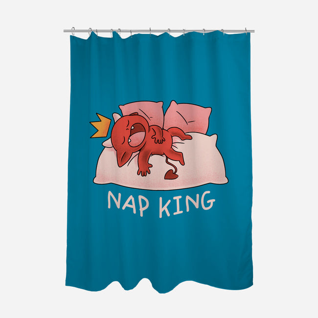 Nap King-None-Polyester-Shower Curtain-FunkVampire