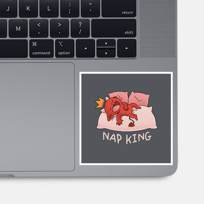 Nap King-None-Glossy-Sticker-FunkVampire