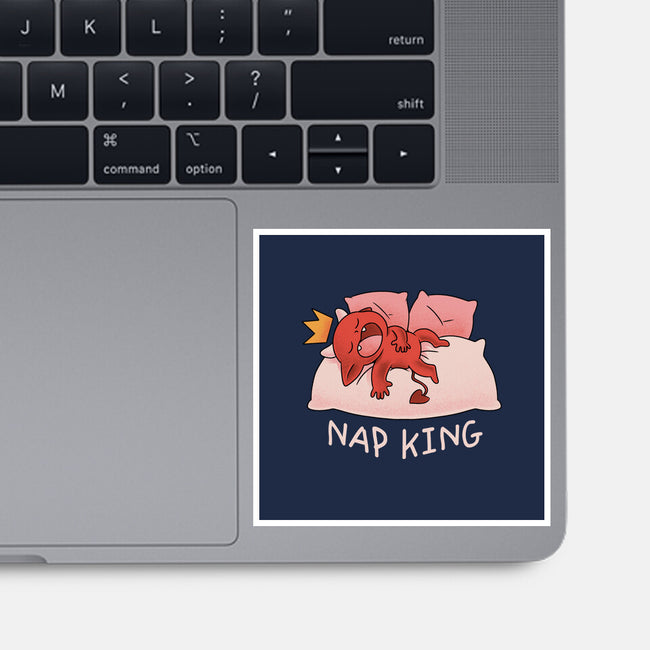 Nap King-None-Glossy-Sticker-FunkVampire