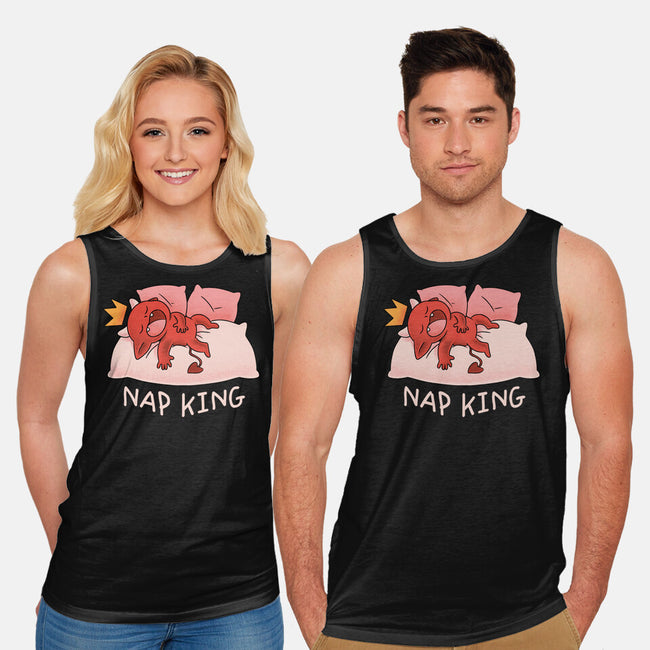 Nap King-Unisex-Basic-Tank-FunkVampire