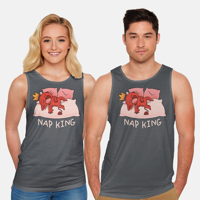 Nap King-Unisex-Basic-Tank-FunkVampire