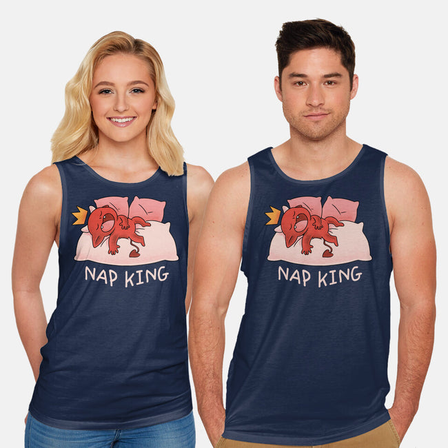 Nap King-Unisex-Basic-Tank-FunkVampire