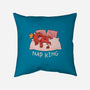 Nap King-None-Removable Cover-Throw Pillow-FunkVampire